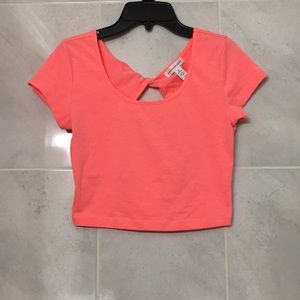 Coral Crop Top | Ambiance | Juniors Size: M